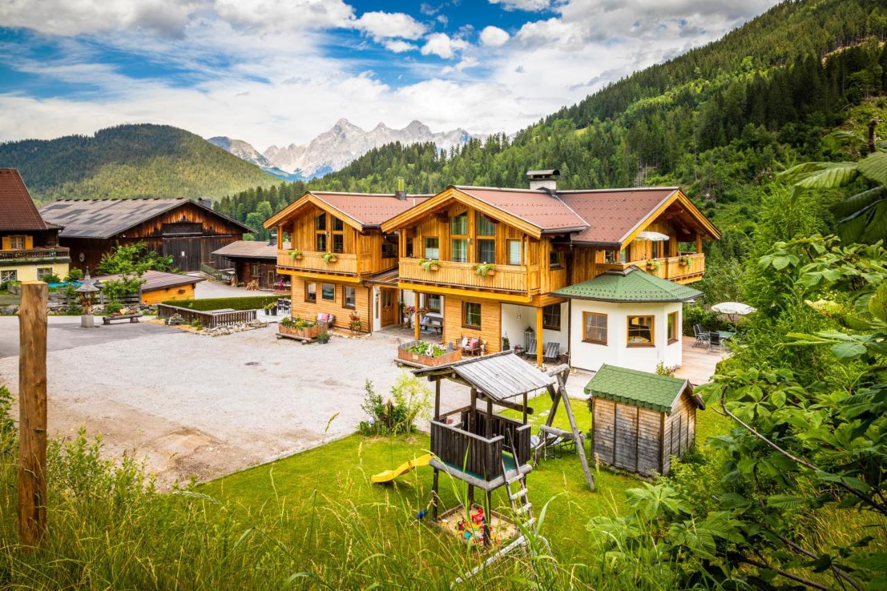 Öko-Appartements Fallhaus Forstau  Exterior foto